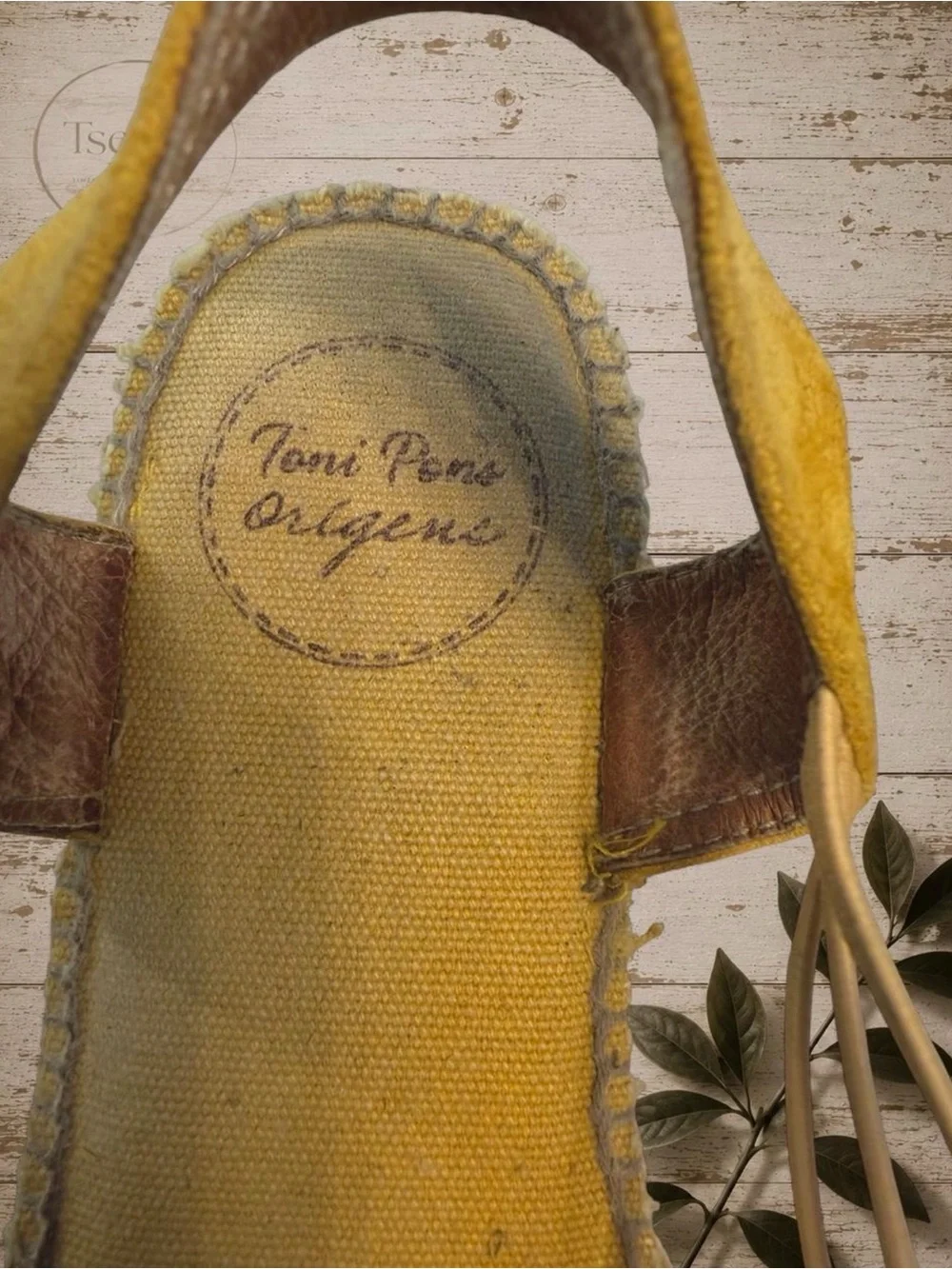 Toni Pons ‘Nuria’ Suede Yellow Espadrilles - Size 8.5